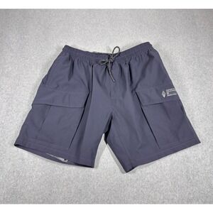 PAPER PLANES Super Cargo Short Mens XL INDIGO Blue Drawstring Utility Hiking